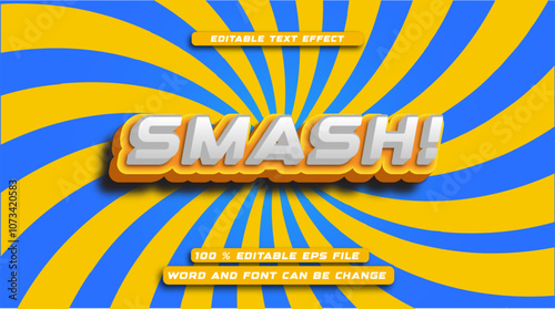 Bold and Dynamic Editable Text Effect