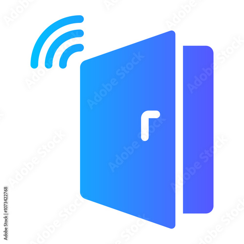 door gradient icon
