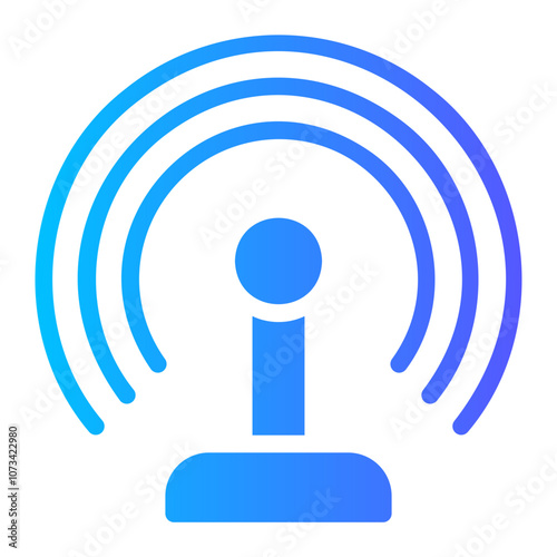 wifi signal gradient icon