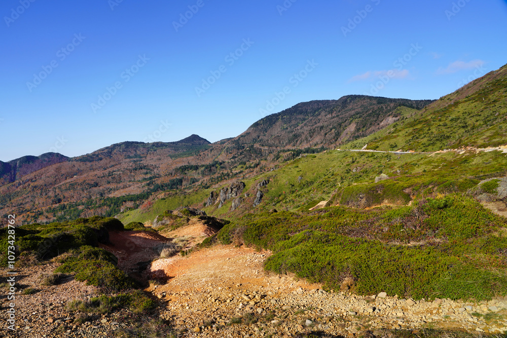 大自然が広がる日本の山岳風景