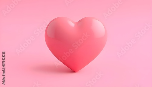 pink heart on a pink background