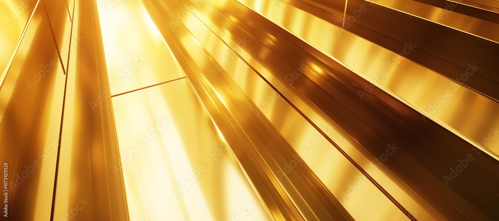 Obraz premium bright golden light background 11