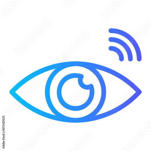 motion sensor gradient icon