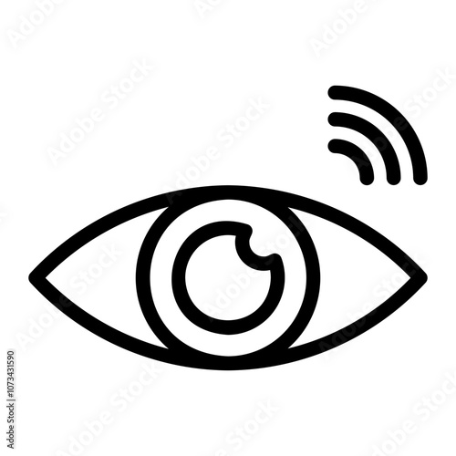 motion sensor line icon