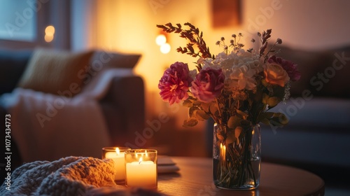 Flowers, Candles, and a Bla...