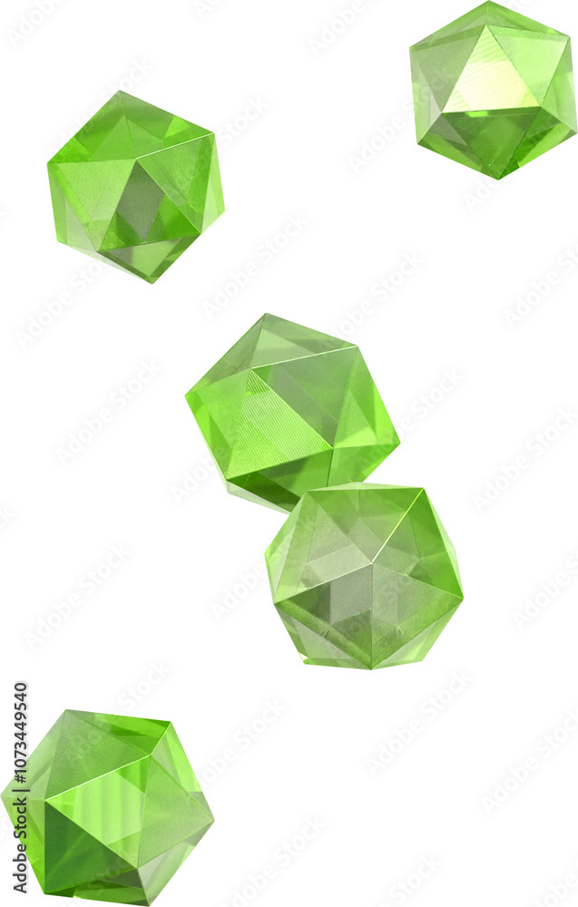 green crystal falling green crystal falling
