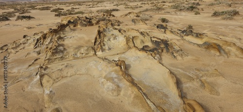 Sammar in Tunisia, Moon Surface Area, Desert Rocks
 photo