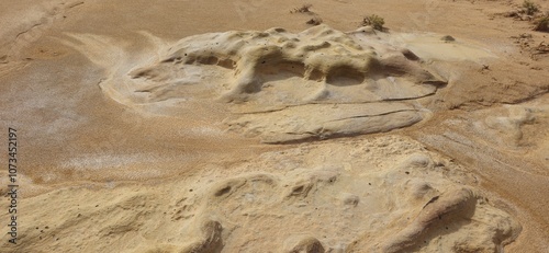 Sammar in Tunisia, Moon Surface Area, Desert Rocks
 photo