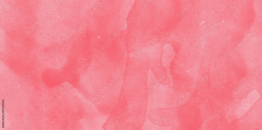 Fototapeta premium Watercolor background. Abstract pastel colors watercolor background. Light Azalea Pink Rough Abstract background design. Hand painted pink watercolor background with abstract fringe and bleed paint .