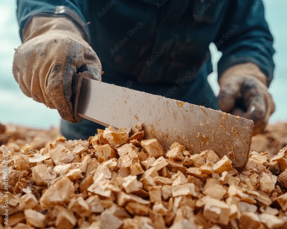 Beekeeper Harvesting Fresh Honeycomb A Rustic Pure Golden Texture Revealed as a Knife Cuts Open the Pristine Structure Honeycomb Harvest, Beekeeping, Honey Production, Natural Sweetener, Raw Honey