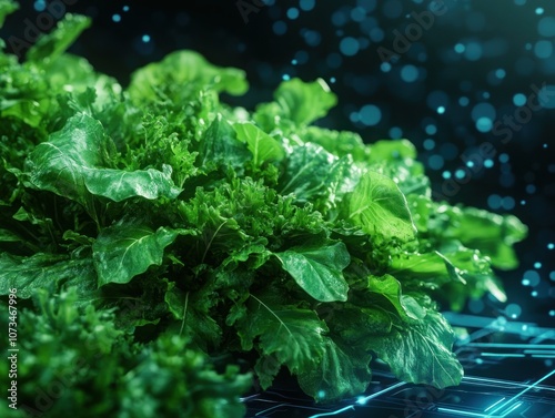 Obraz na płótnie Data Visualizations Show Sustainable Growth in Agriculture Discover How Analytics Drive Eco-Friendly Investment and Enhance Farm Productivity w salonie