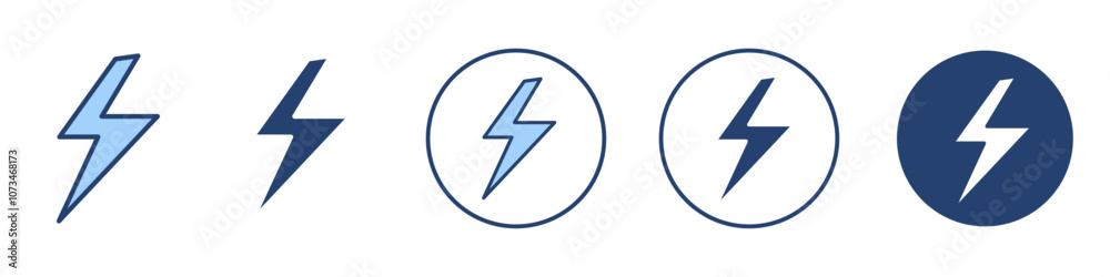 Flash icon Thin line art isolated Flash icon Thin line art isolated