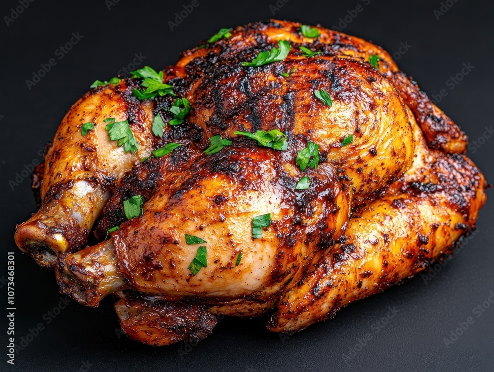 Delicious Crispy BBQ Chicken with Smoky, Rich Flavor, Perfect for Grilling or Smoking Get that Charcoal-Crisp Texture and Juicy, Tender Meat with This Easy Recipe