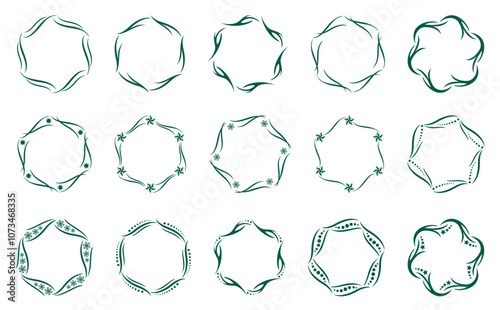 A set of fifteen decorative...