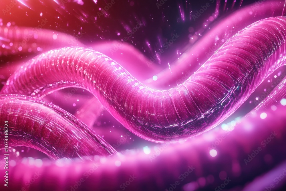 Digital Hologram Focusing on Intestinal Tract Innovative Technology in Intestines Science through Advanced Human Body Visualization Explore Gut Health with Precision and Clarity