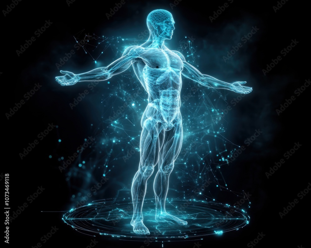 Future of Healthcare Holographic Human Body Diagnostics, High-Tech Medical Imaging Revolutionizes Patient Care