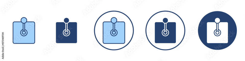 Joystick Icon Thin line art isolated Joystick Icon Thin line art isolated