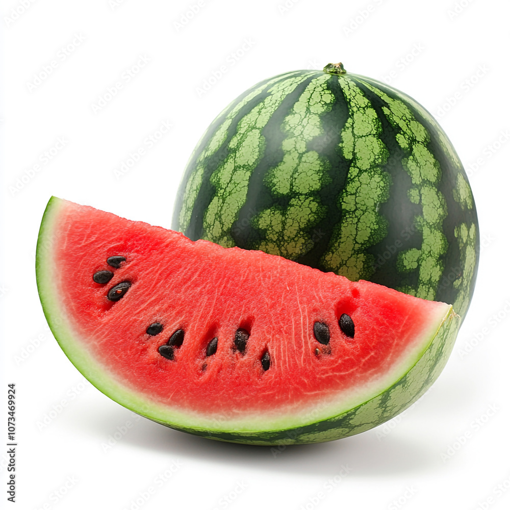 watermelon isolated on white watermelon isolated on white