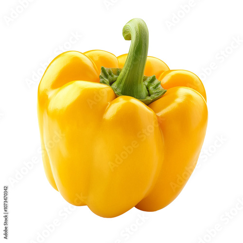 isolated yellow bell pepper