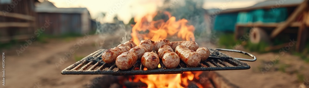 Grilling Sausages on a BBQ Delicious and Easy Recipe for the Perfect Summer Meal Learn how to grill sausages to perfection with this simple step-by-step guide From choosing the right sausage to