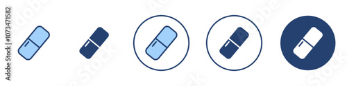 Pill Icon Thin line art isolated