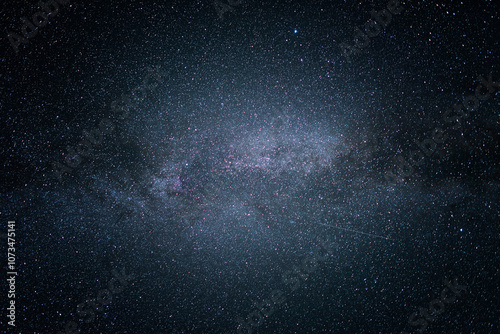 Obraz na płótnie Starry sky. Night scape with beautiful starry sky w salonie