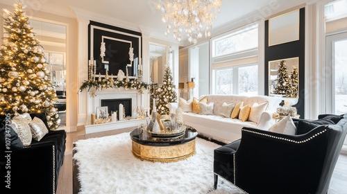 A Luxurious Living Room Dec...