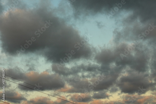 stormy clouds in the sky