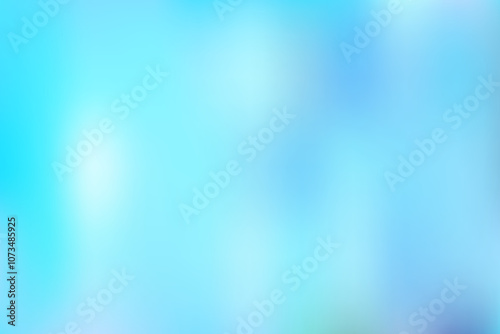 Bright Blue Gradient Blurry Background. Abstract Business Wallpaper. Vector Illustration. Corporate Banner. Backdrop