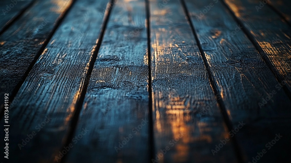 A close-up view of dark wooden planks with subtle lighting, creating a textured surface. A close-up view of dark wooden planks with subtle lighting, creating a textured surface.