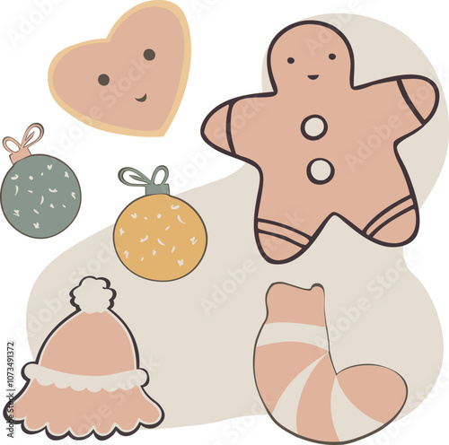 Cozy Pastel Holiday Cheer Collection