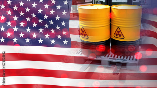 Nuclear fuel in barrels. US...