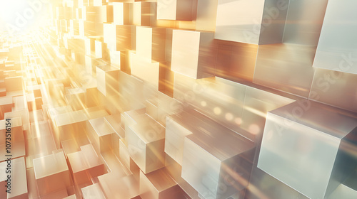 Abstract background with orange and white colors in the style of electronic media
