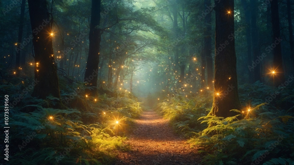 With sparkling pixie dust and enchanting creatures, this magical forest clearing is filled with wonder
With sparkling pixie dust and enchanting creatures, this magical forest clearing is filled with wonder