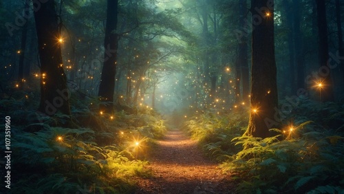 With sparkling pixie dust and enchanting creatures, this magical forest clearing is filled with wonder
