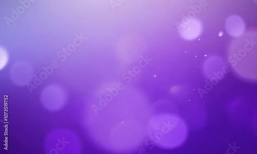 an abstract background with a gradient in shades of light and dark purple, featuring softly glowing bokeh lights that float gently across the screen