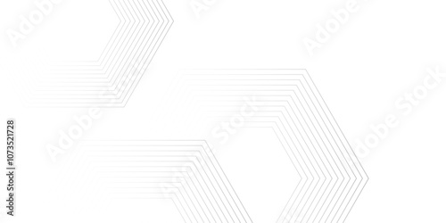 Abstract white and gray color geometric dynamic lines pattern transparent background design.