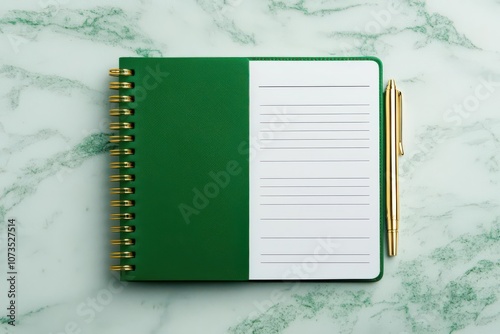 Close-up of a planner with a daily routine checklist for maintaining discipline in leadership, Planner with daily routine for discipline, Organized and intentional photo