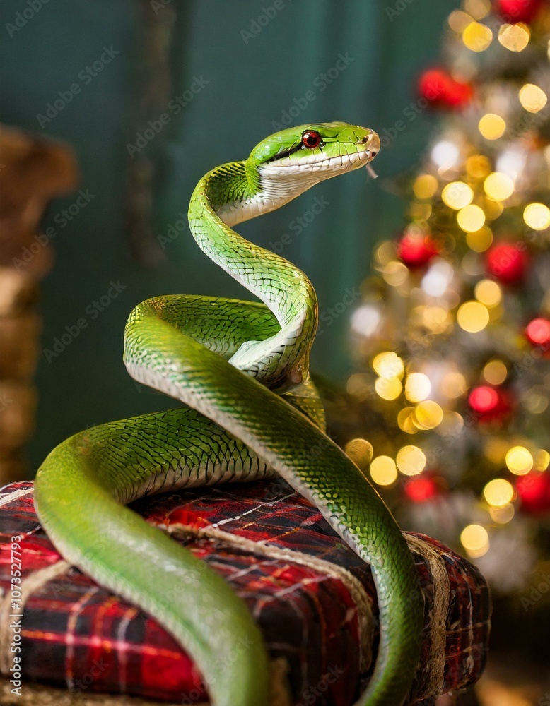 Fototapeta premium Vor dem Weihnachtsbaum