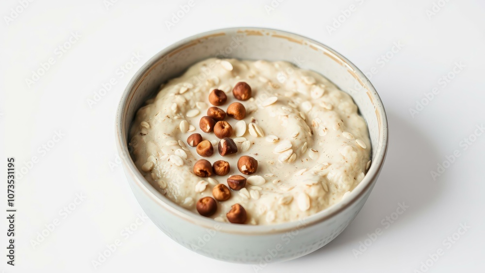 Creamy Oatmeal with Hazelnuts: A Delicious and Nutritious Breakfast for a Healthy Start to Your Day Creamy Oatmeal with Hazelnuts: A Delicious and Nutritious Breakfast for a Healthy Start to Your Day