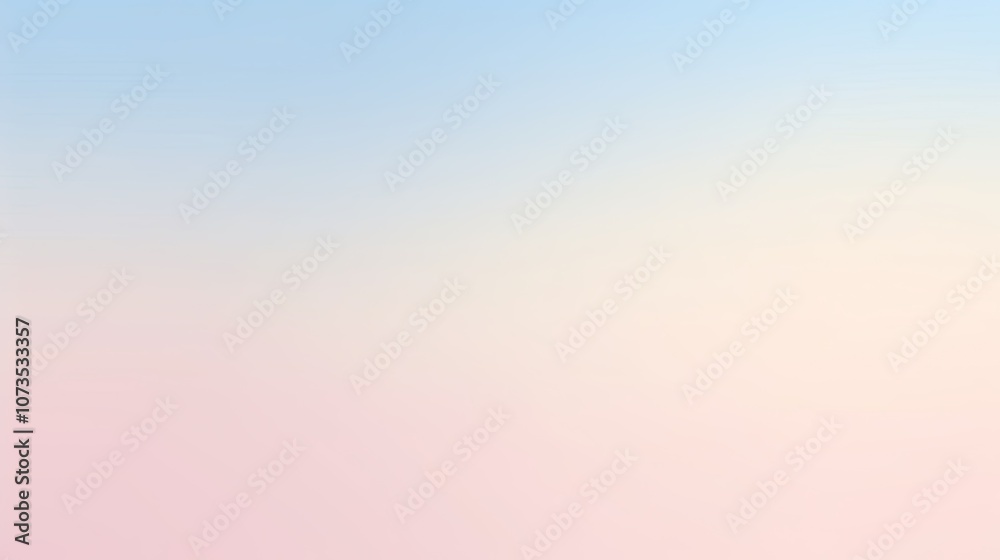 Naklejka premium Color gradient background, abstract pastel rainbow. faint yellow pink blue color banner gradation texture, blur abstract background