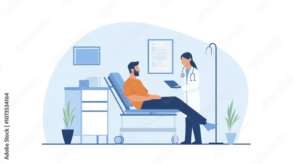 Doctor Consulting with Patient Doctor Consulting with Patient