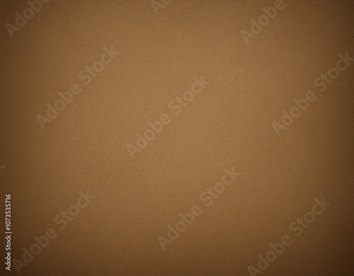 Brown paper texture with gradient light. Brown tone color paint on watercolour blank.