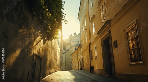 Fototapeta Naklejka Na Ścianę i Meble -  narrow street in the town