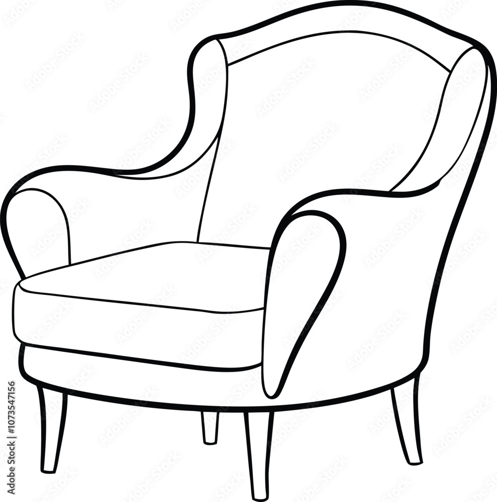 chair line art, chair outline vector illustration chair line art, chair outline vector illustration