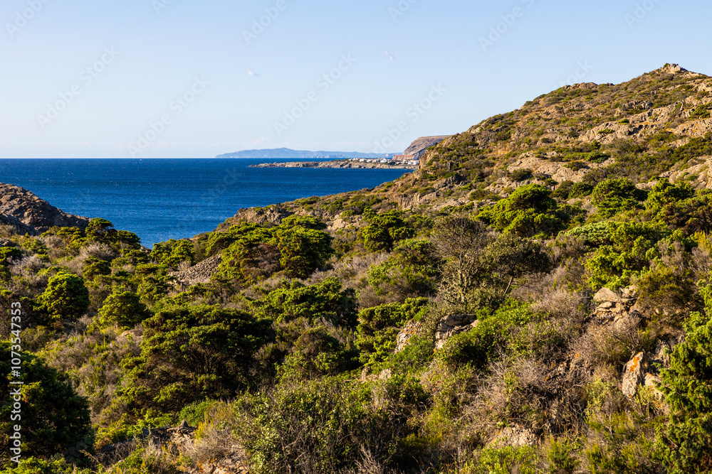 Bay of Portlligat and Pointe des Caials in Cadaqués from the hiking trails of Cap de Creus Bay of Portlligat and Pointe des Caials in Cadaqués from the hiking trails of Cap de Creus