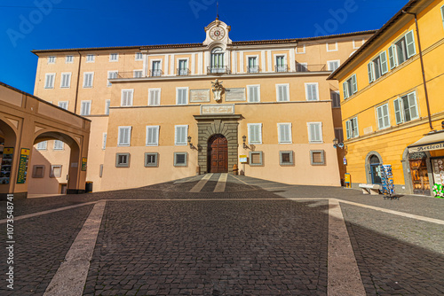 Pontificial Palace in Castel Gandolfo, Italy