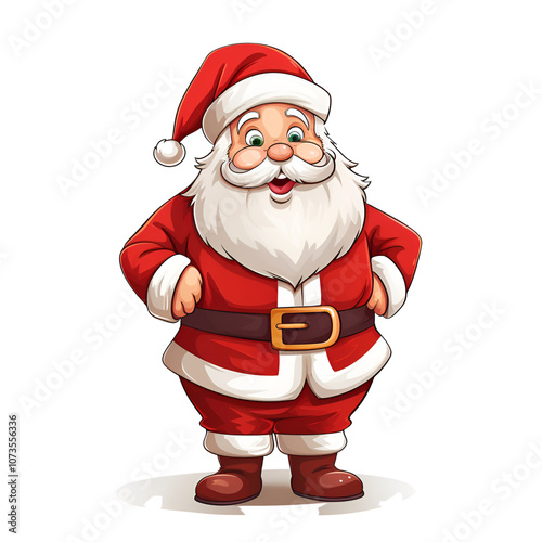 Happy Santa Claus Cartoon