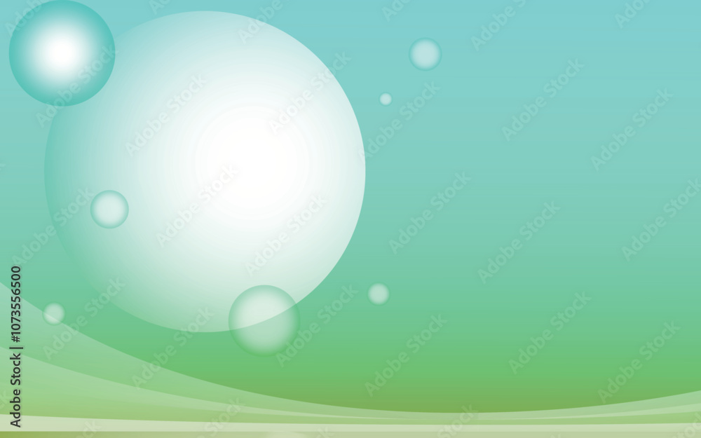 Moon green blue gradient background image Moon green blue gradient background image