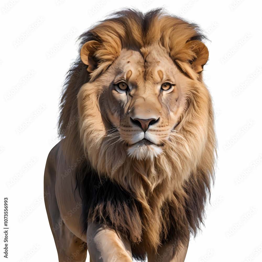lion isolated on white lion isolated on white